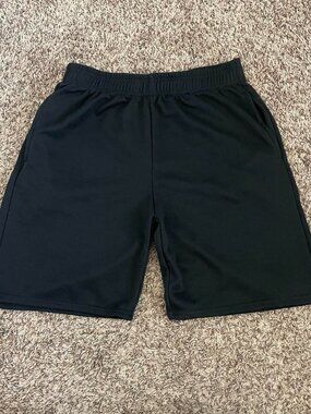 Active Shorts Black Medium Sportswear Gym Athleisure Workout Casual Basics